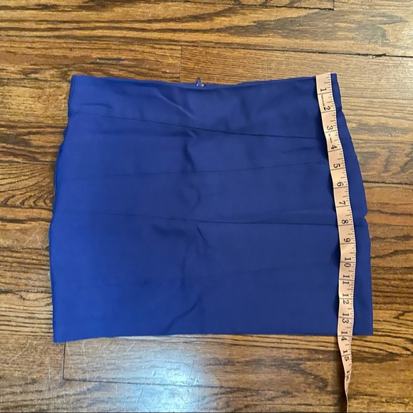 Cobalt blue mini skirt - Picture 7 of 13